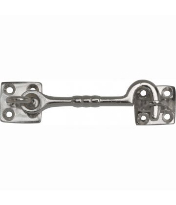 Kabinenhaken 75mm vernickelt glanz