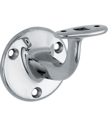 Handrail bracket Elegant polished chrome