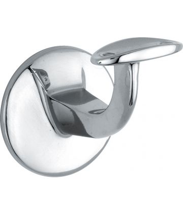 Handrail bracket Elegant hollow M8 polished chrome